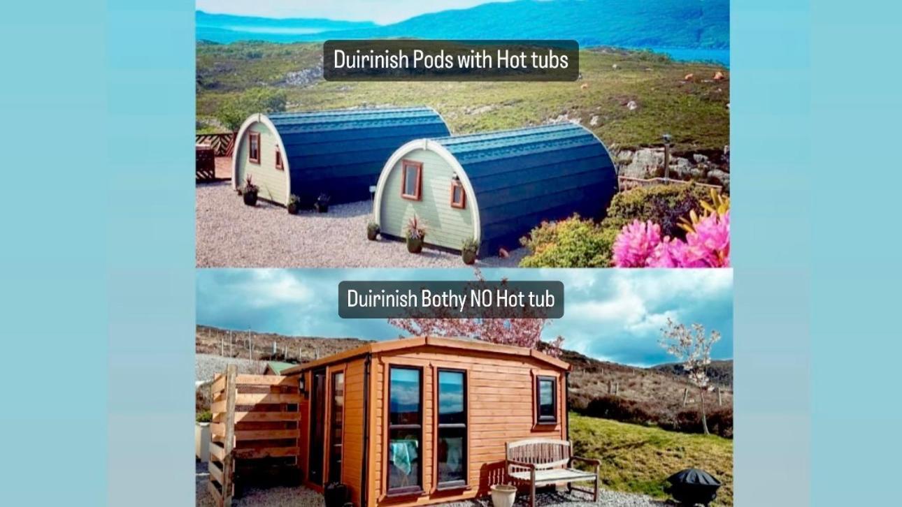 Duirinish Pods With Private Hot Tubs And Duirinish Bothy With No Hot Tub Plockton